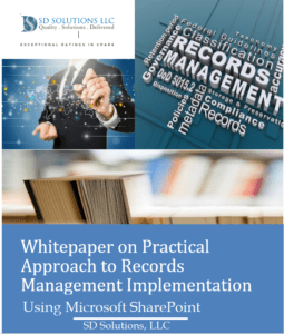 SD Solutions whitepaper for records management